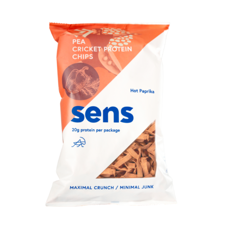 Chips protéinées de pois et de grillon - Goût  Paprika piquant