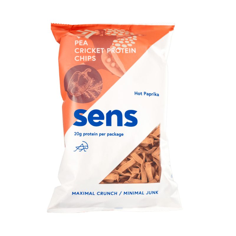 Chips protéinées de pois et de grillon - Goût  Paprika piquant